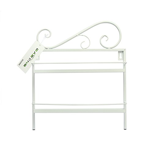 Dazone® 5-tier Metall Herz Nagellack Organizer Aromatherapie und ätherischen Ölen Regal Lippenstiftständer Aufbewahrung (Weiß) - 4