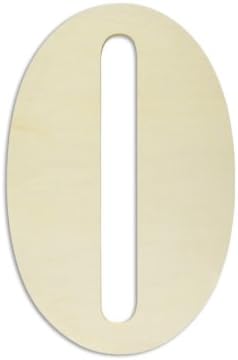 UNFINISHEDWOODCO Oversized Unfinished Wood Letters, 18-Inch, 0"