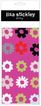 Lisa Stickley The Twist Fuchsia flowers hatch Printed Tissue Wrapping Paper - 4 sheets