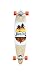 Produktbild RHUM Longboard Barbados Original, 39 Zoll, 8151-100000