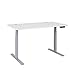 Produktbild Autonomous SmartDesk - Height-Adjustable Standing Desk - Dual Motor - Grey Frame - White Classic Top