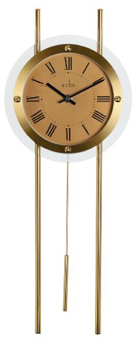 Acctim 28238 Adderley Pendulum Wall Clock, Gold