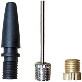 3 Pcs Pump Needle Adaptor,Presta to Schrader valve adapter &amp; Ball Inflating Needle &amp; Airbed Nozzle for Football Airbed Bicycle Tyres