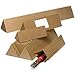 Price comparison product image 25 x Cardboard Triangular Postal Boxes - Choice of Sizes Available (60mm x 60mm x 310mm) - Ref ATTB0631