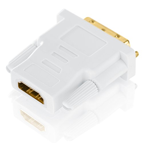 CSL – HDMI auf DVI Adapter | DVI-D Stecker (24+1 male) auf HDMI-Buchse | FULL HD | 1080p | Monitor TFT Beamer PS3 uvm - 3