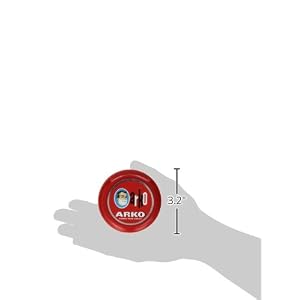 Arko Shaving Soap in Bowl, Red, 90 gram - Image 3