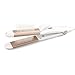 Riwa 950I Curling Wand / Flat Iron 4 In 1 Styling Tool 1-1/4 Inch Gold-White