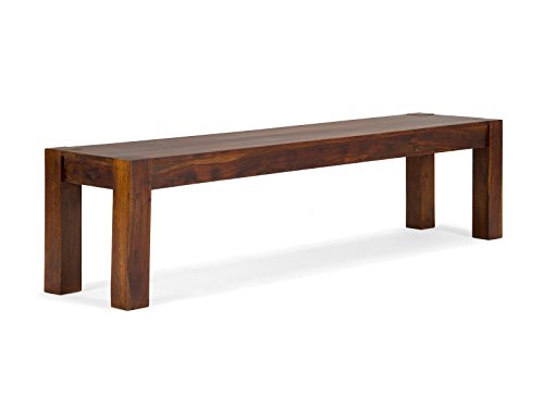 Preisvergleich Produktbild massivum Bank Monrovia 180x45x40 cm Palisander braun lackiert