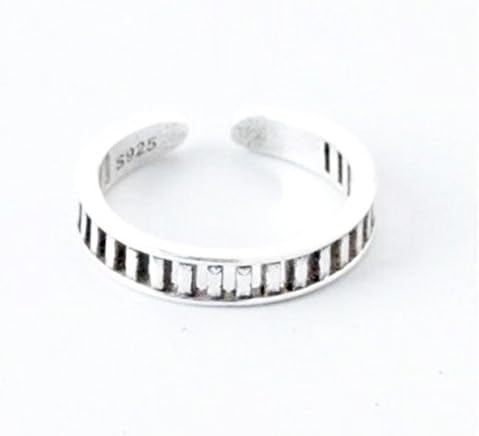iszie jewellery sterling silver small retro hollow adjustable open design ring ,vintage style ring