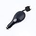 Produktbild NFE Kfz Ladekabel 12V - 24V mit Aufrollmechanismus in glanzschwarz für Sony Ericsson C905