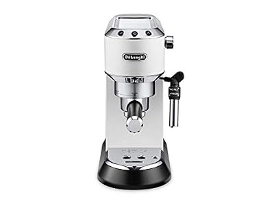 De'Longhi DEDICA EC695.W - Machine à café avec buse vapeur "Cappuccino" - 15 bar - blanc