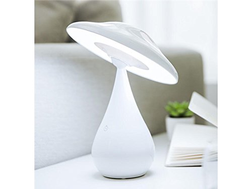 Preisvergleich Produktbild Lonzer Illusionslampe Pilz USB Schreibtischlampe LED Nachtlicht Berührungsempfindliche USB aufladbare Luftreinigungs-Nachtlampe Schlafzimmer Dekoration