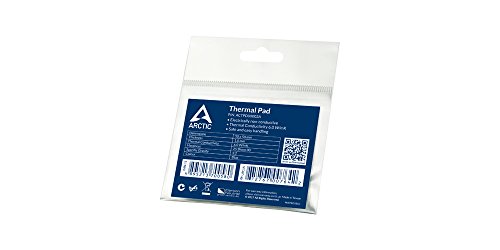 ARCTIC Thermal Pad  50 x 50 x 1 0 mm  - Disipador t  rmico basado en silicona con 6 0 W mK Conductividad t  rmica y dureza especialmente reducida