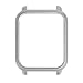 Produktbild TOOGOO Smart Watch Protecter Schutzhuelle Schlank Rahmen PC Huelle Schutzhuelle Fuer Huami Amazfit Bip Jugenduhr, Silber