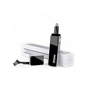 Tezam TM-09 Electric Nose Ear Trimmer,Water Resistant Facial Hair Groomer For Men with LED light, Battery Operated - Image 3