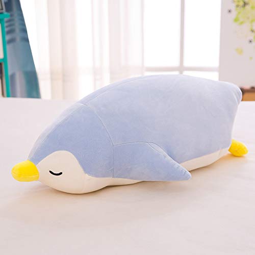 Preisvergleich Produktbild pyc88 Meerestierfigur Kleiner Pinguin Plüschtier Daunenkissen Kinderpuppe blau 35 cm