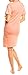Happy Mama Women's Maternity Nursing Breastfeeding Nightdress Nightie Gown. 391p (Apricot, 14)