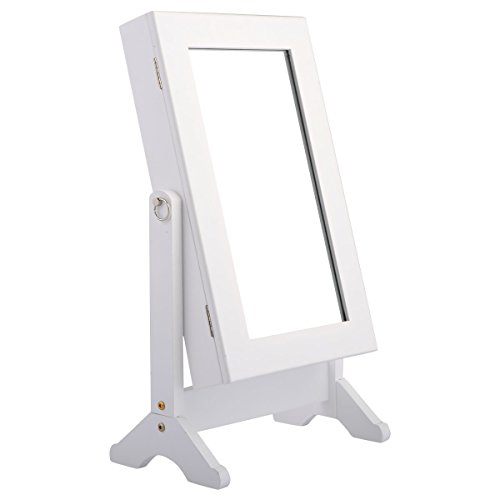 Goplus Schmuckschrank Standspiegel Spiegelschrank Schmuckkasten Schmuck - 4
