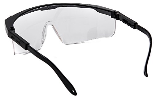 3x ACE Arbeitsbrille EN166 | Arbeits- und Überbrille gegen Spritzer, Dreck und Partikel | Farbe: klar - 3