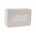 Produktbild Gingko GK15W13 Digitaluhr 'Click Clock' Ziegelsteinform, Weiß mit weißer LED-Anzeige