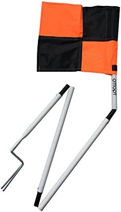 OTTOPT Set of four collapsible corner flags, with carry bag