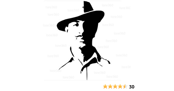 ISEE 360 Bhagat Singh Die Cut Water 