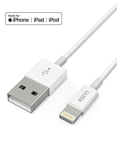 Cable iPhone [Apple Certificado] IQIYI 1M Cable de Carga y Sincronización para iPhone 7/7 Plus SE/6s/6/6 Plus/6s Plus iPhone 5/iPad Air 2 /iPad Mini 3/ iPod 5/iPod Nano 7.Blanco