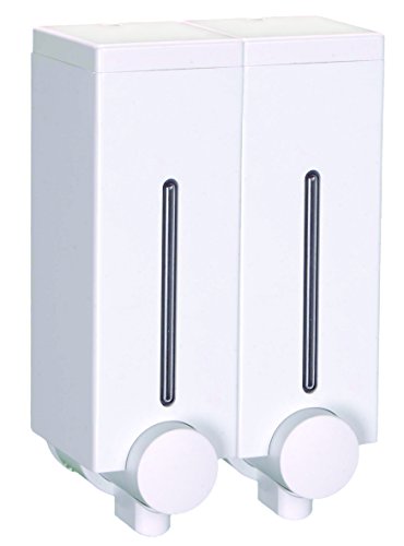 Inno Bathroom CD2PEUW001 COMPACT dispensador de jabón líquido, 2-cámaras