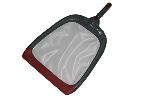 well2wellness® Poolkescher Laubkescher / Flachkescher 'DeLuxe' mit stabilem Flexrahmen und feinem Netz