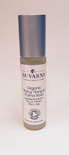 Survana 100% Organic Ylang Ylang & Palma Rosa Aromatherapy Pulse Point Roll-on