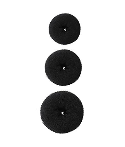 Homeoculture Hair Donuts 3 Different Sizes, Black (Pack of 3) RS.155 (84.00% Off) - Amazon Homeoculture Hair Donuts 3 Different Sizes, Black (Pack of 3) RS.155 (84.00% Off) - Amazon