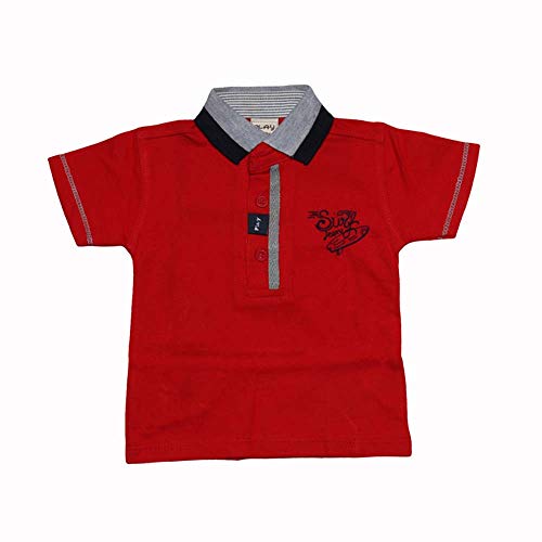Little Kangaroos_Boys_Cotton_T-Shirt_(0-3 Month) (3-6 Months, RED) RS.224.00