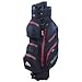 Produktbild BIG MAX Aqua I-Dry Silencio Golf Cartbag - 100% Wasserdichte Golftasche (Schwarz-Rot)