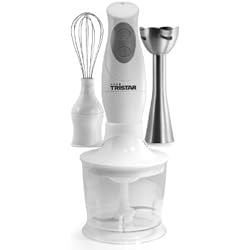 Tristar MX4154 Set Mixeur Plongeant 3 en 1 200 W Blanc