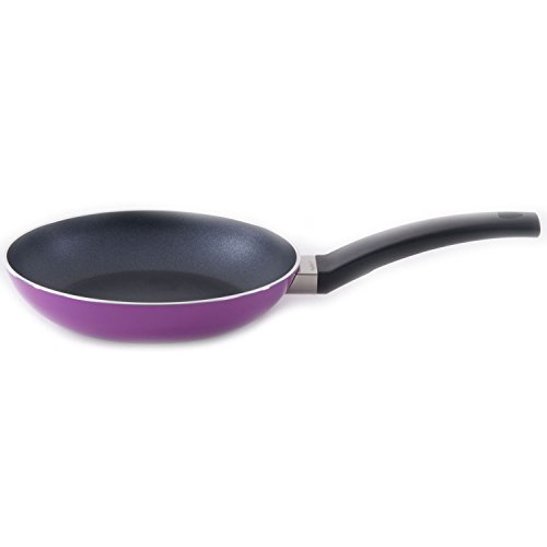 Berghoff 3700151 Bratpfanne, Gezogene Aluminium, lila, 47,5 x 24,5 x 4,5 cm