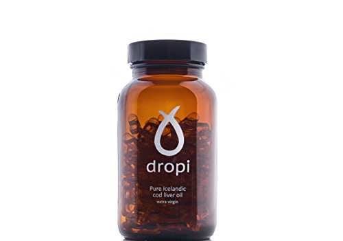 Dropi Pure Icelandic Extra Virgin Cod Liver Oil Capsules - 60 Capsules