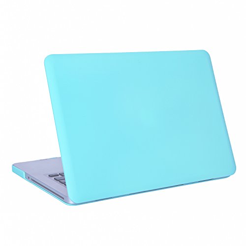 RYGOU Macbook Pro 13 Hülle, 4 in 1 Matte Plastik Hartschale Tastaturschutz Screen Shell Anti-Staub-Stecker für Macbook Pro 13,3 Zoll mit CD / DVD-Laufwerk Modell: A1278 - 4