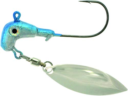 Road Runner Blakemore Casey 's Classic Spin 1/4 oz 2hccr, 2hccr-14-557, Chrome Blue