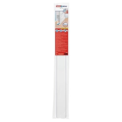 Tesa 54180000400 Calfeutrer double bourrelet BP mousse PVC, Blanc, 0,95 m x 25 mm