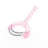 Pink Handle Dual Spring Facial Fine Hair Remover Epilator Tool
