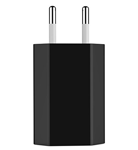 VAPIAO Micro USB Ladeset [Ladekabel und Netzteil] 2 Meter Set fÃ¼r Android, Samsung Galaxy, HTC, Huawei, Sony, Nexus, Nokia, Kindle, LG, Blackberry von in schwarz