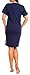 Happy Mama Women's Maternity Nursing Breastfeeding Nightdress Shirt Gown. 395p (Navy, 14)