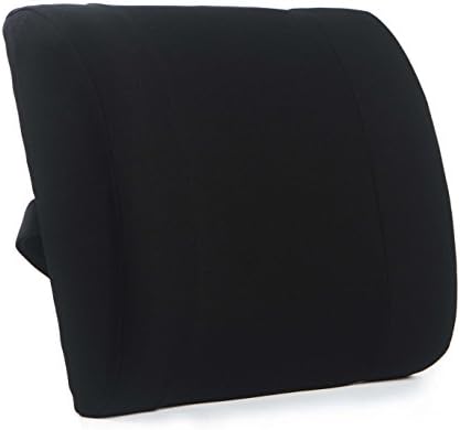 ALIBO Low Back Pain Relief Office Chair Lumbar Supports Pillow 13" Ergonomic Car Seat Back Cushion With Adjustable Elastic Strap