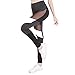 Produktbild Yoga Hosen Piebo Yoga Pants Damen Pilates Sport Martial Arts Fitness Gymnastik Tanz Hosen Perspektive Spleißnetz Yoga Leggings Hosen Yoga Hosen Bauch Kontrolle Workout Yoga Hosen Leggings