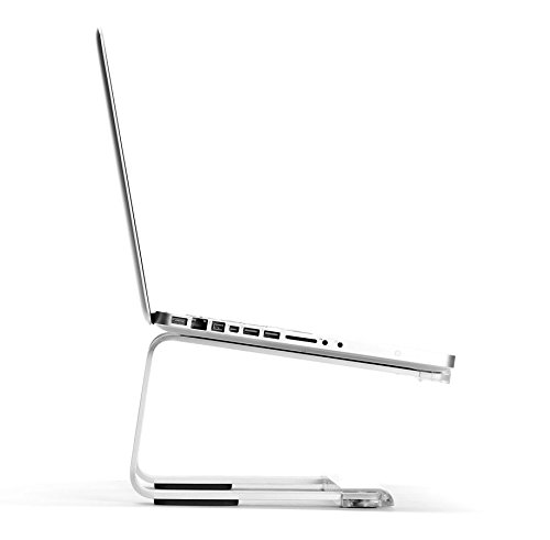 Griffin Elevator Support für Laptops, MacBooks und DJ-Zubehör – Silber/Transparent - 3
