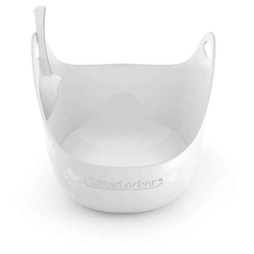 Bac à Litière LitterBox + Pelle pour Chat - LitterLocker - Blanc