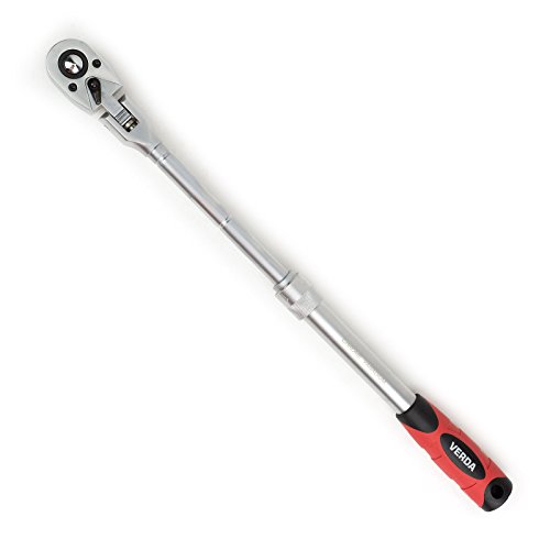 PROFI Gelenk Teleskop Ratsche 1/2″ Knarre 72 Zähne 370 – 510mm VERDA SN1734 - 3
