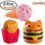 YOUFAN Kawaii Rainbow Strawberry Squishy Super Jumbo Scented Slow Rising Rare Decompression Squeeze Stress Relief Toys