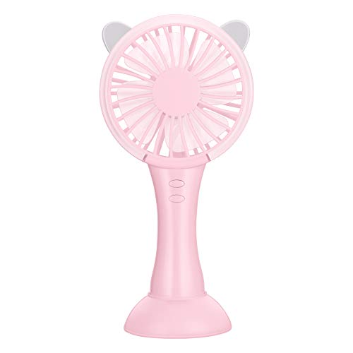 CUSFLYX - Ventilatore da tavolo USB, potente e silenzioso, silenzioso, per casa, ufficio, auto, viaggi all'aperto, viola