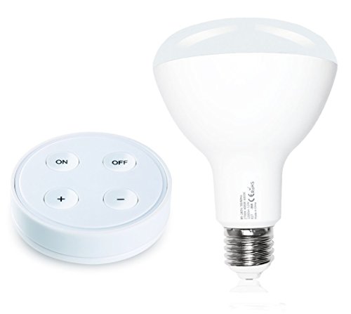 Ampoule LED E27 Wireless 12W + Télécommande RF avec support magnétique/collant - Luminosité et Température (CCT) réglable - CRI 90>Ra